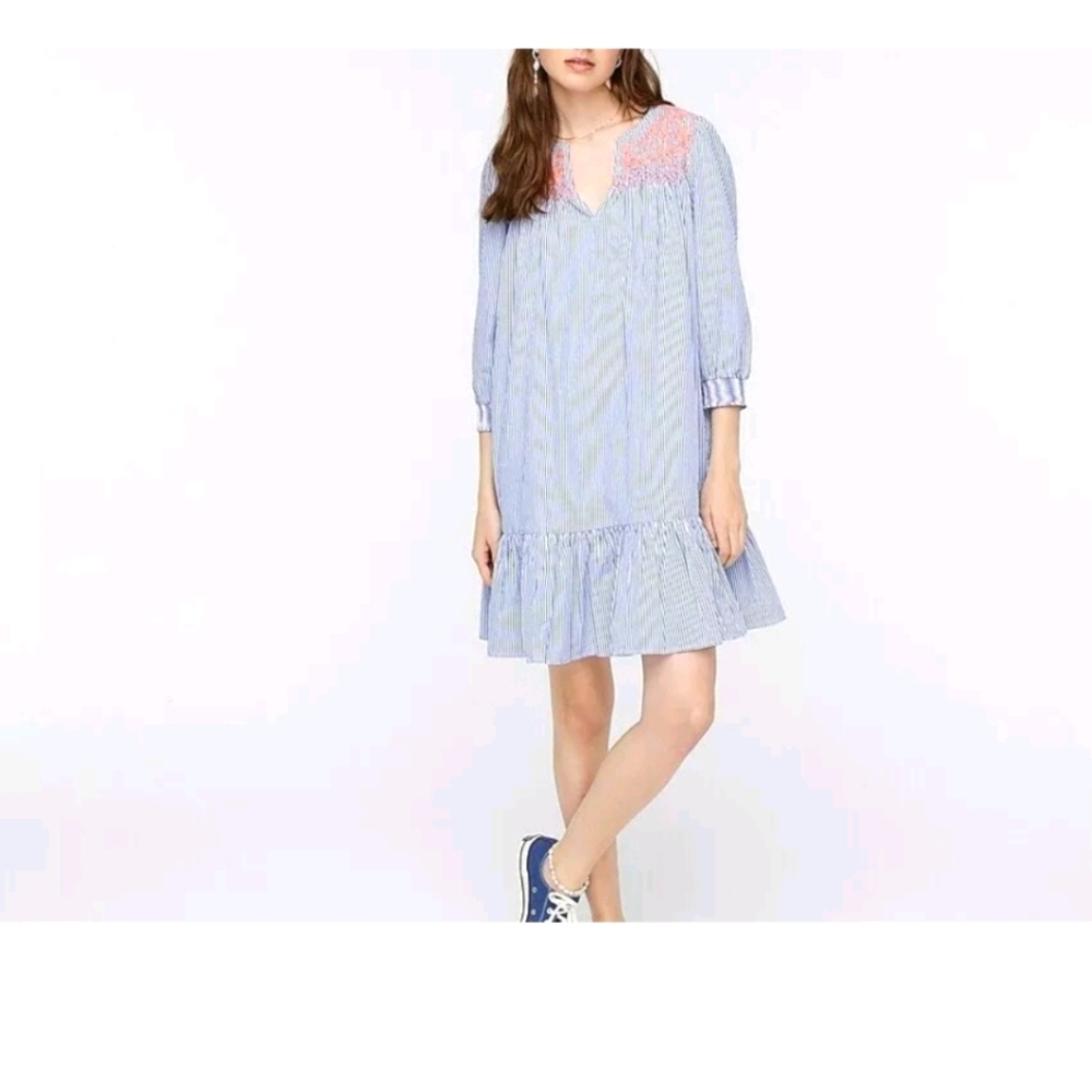 J Crew Pullover Stripes Summer Dress